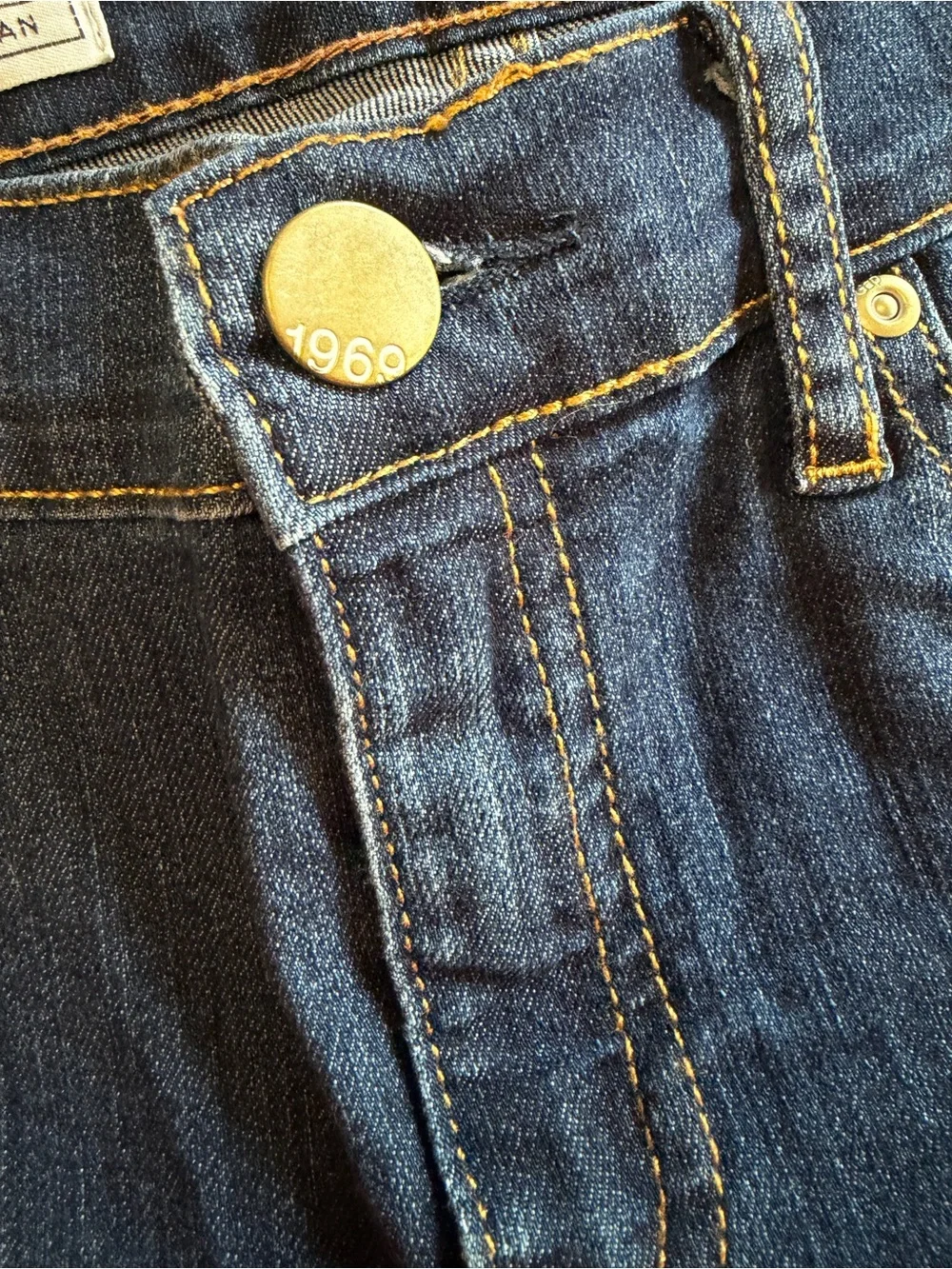 GAP 1969 Women's Dark Blue Boyfriend Denim Bermuda Shorts size 10/30